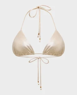 Złoty top od bikini Rio
