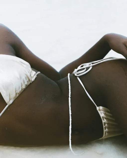 Złoty top od bikini Rio